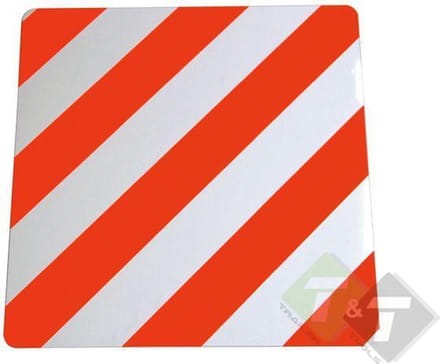Lange-lading bord, reflectiebord, 3mm dik, 50cm x 50cm