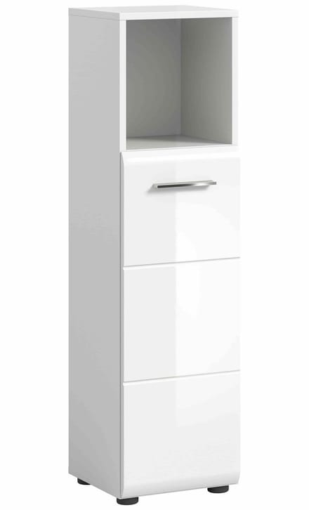 IJskast hoog wit hoogglans MDF TZ wit NB - 30x30x110cm
