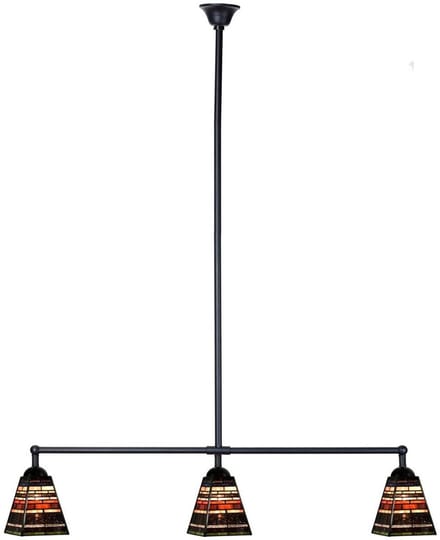 Tiffany T-lamp 3 lichts Industrial Small - Art Deco Trade