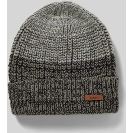 Beanie met labeldetail