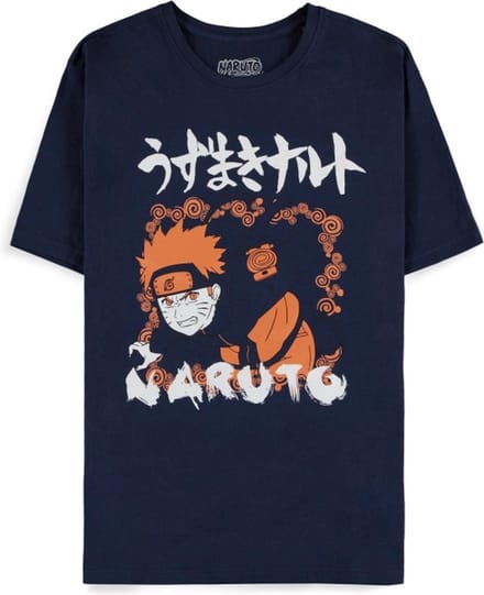 Naruto - Naruto Shippuden - Naruto Cloud Heren T-shirt - S - Donkerblauw