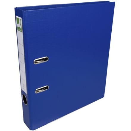 Q-CONNECT ordner, voor ft A4, volledig uit PP, rug van 5 cm, donkerblauw