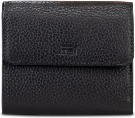 JOST Leren portemonnee Vika Wallet Black zwart