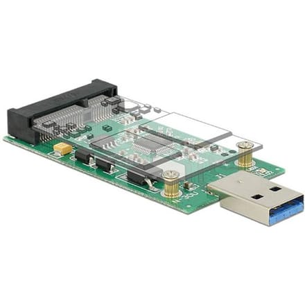 Delock 62681 Interfaceconverter [1x USB 3.0 - 1x mSATA]