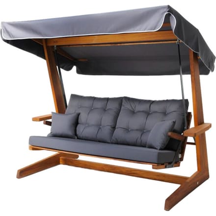Westmann Houten Verandaschommel Sia 2400 - Antraciet - 120x236x190 cm