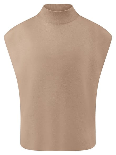 Sweatervest Van Peter Hahn beige