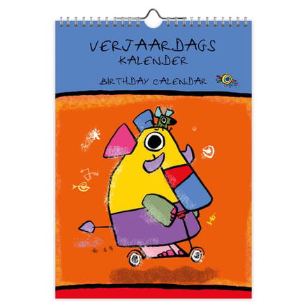 From the HeART (Willem Ritstier) verjaardagskalender - A4