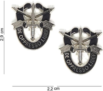 Embleem metaal Special forces 2st. pin