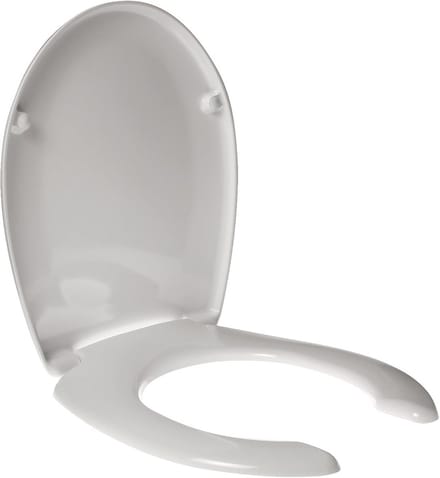 Universele WC-Bril met Soft-Close en RVS Scharnieren - Hittebestendig Wit Zitverkleiner