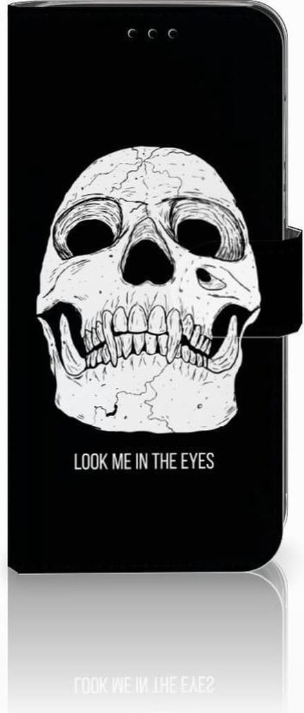Telefoonhoesje met Naam Huawei P20 Lite Skull Eyes