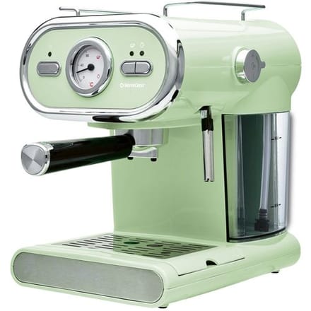 SILVERCREST Piston koffiemachine met stoompijpje, 15 bar, mint