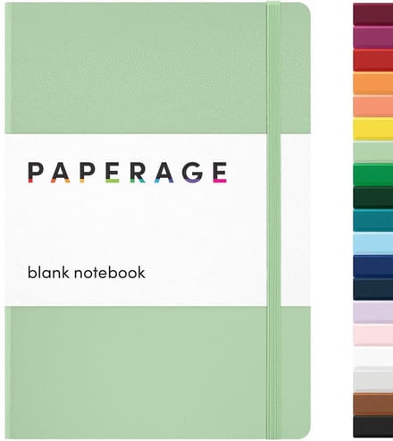 Blanco Notitieboek A5 Hardcover - 160 Pagina's Dik Papier