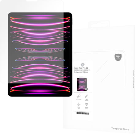 Cazy screenprotector geschikt voor iPad Pro 11 (2022) / Pro 11 (2021) / Pro 11 (2020) - Screenprotector Tablet Glas - 2 Stuks