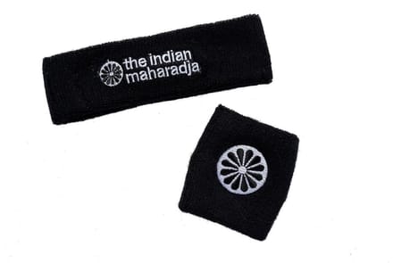 The Indian Maharadja Zweetbanden set - Zwart