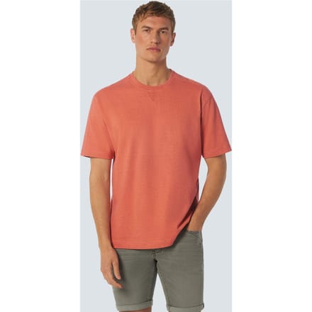 No Excess T-shirt Crewneck Melange Melon Größe: S | Basic T-Shirts Outlet | Herren