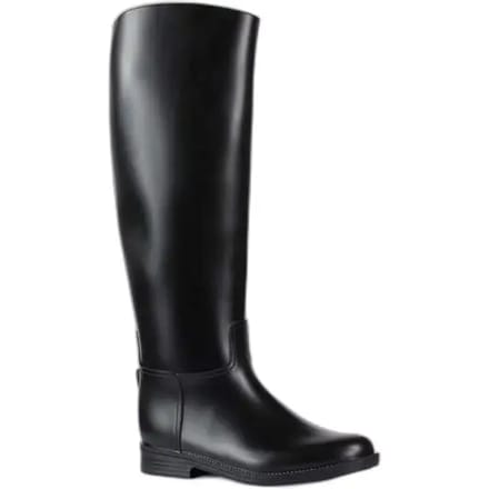 Horze Chester Rubber Rijlaarzen, kinderen, Black, 34