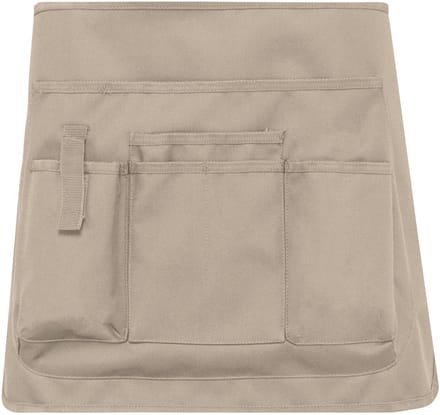 Schort/Tuniek/Werkblouse Unisex One Size WK. Designed To Work Beige 100% Polyester