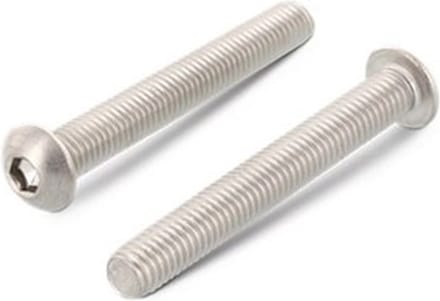 Inbusbout Iso7380 Bk M5X16 Rvs A2 - 200 stuks