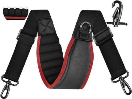 Schouderriem - Verstelbare Band - Tas Dragen - Gevoerd Ontwerp - 67 Inch