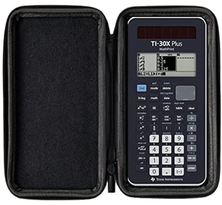 Beschermhoes Zwart voor TI-30X Plus Rekenmachine