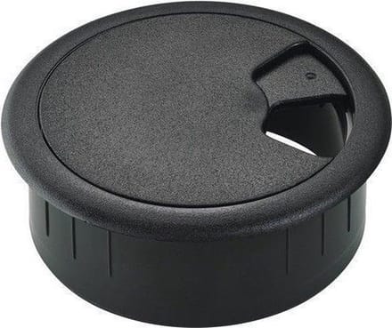 Kabeldoorvoer zwart 60mm