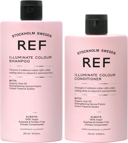 REF Stockholm - Illuminate Colour Set Shampoo 285ml + Conditioner 245ml - Ieder Haartype
