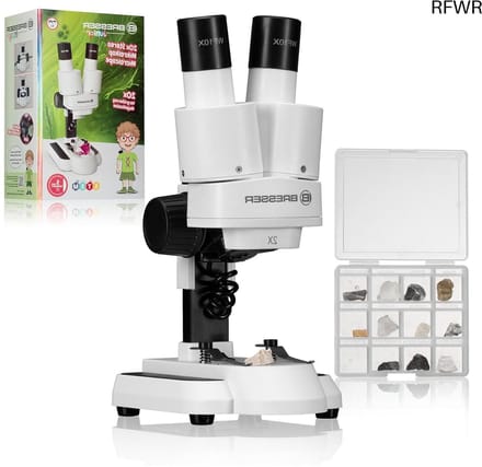 RFWR® Stereomicroscoop met 20x/50x vergroting voor jonge ontdekkers