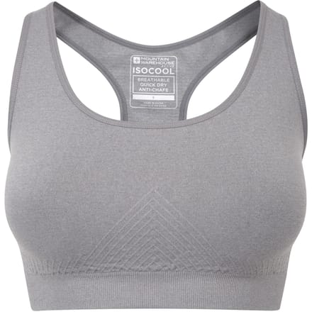 Mountain Warehouse Dames/Dames Anti-Chafe Naadloze Sportbeha (Houtskool)