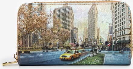 Y Not? New York Portemonnee Groot PU-Leer