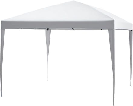 Pop-up Tuinpaviljoen Feesttent 3x3m Wit Waterdicht UV-bestendig