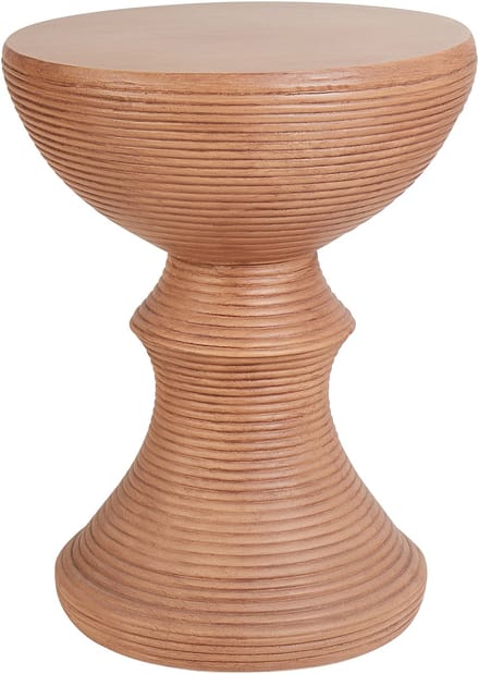 CALDARO - Bijzettafel - Lichthout - Lichtbeton
