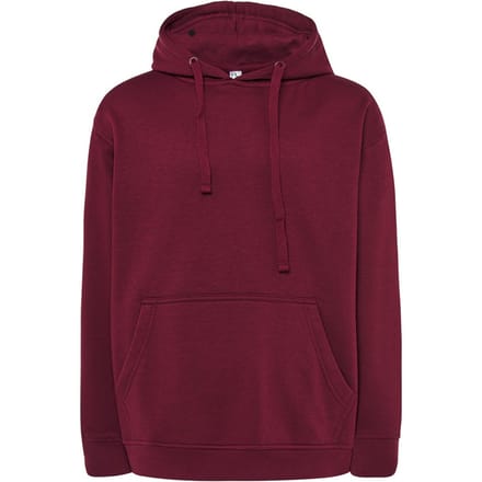 JHK Heren Kangoeroezak Hoodie (Bourgondië)