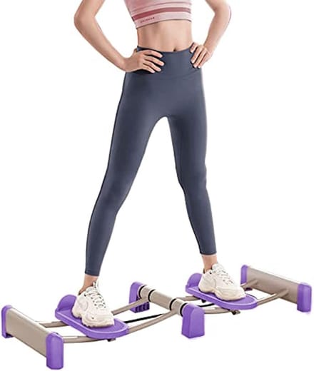 Cardio Trainer Machine - Been Trainer - Thuis Trainen - Ruimtebesparend Ontwerp - 0.1 m² - Paars