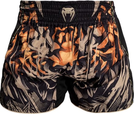 Venum Tiger Muay Thai Shorts Zwart Neon Oranje - M