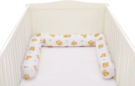 Baby bedomrander - bedbumber - hoofdbeschermer ledikant - 190 cm - Teddy - Fillikid