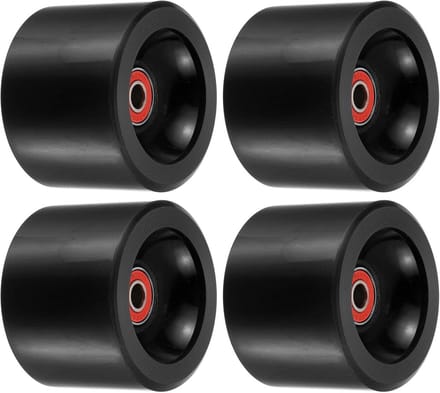 Zachte 78A Longboard Wielen Set met ABEC-9 Lagers - Cruiser en Skateboard Vervanging
