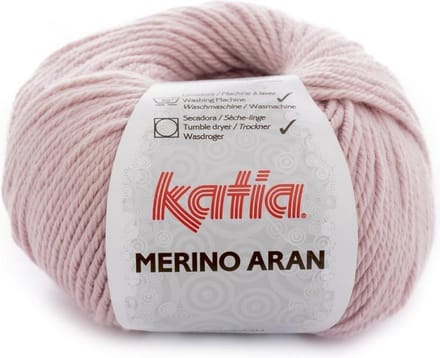 Katia Merino Aran - 53 poederroze - Merinogaren