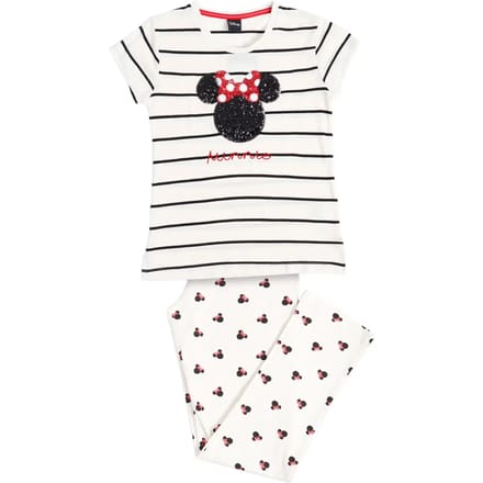 Meisjes pyjama met lange mouwen Disney Minnie Sequins