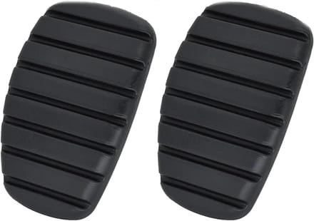 Pedaalhoezen Set - Koppeling Rem - Veiliger Rijden - Antislip Rubber - Set van 2 - Zwart