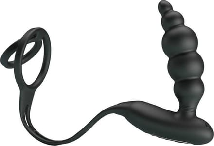PRETTY BOTTOM | Pretty Love Bottom - Pennis Rings And Vibrating Plug
