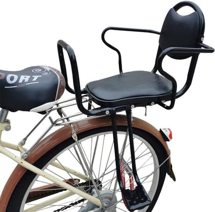 Veilig Kinderzitje Achterop Fiets - Voor Kinderen en Peuters (2-8 Jaar)