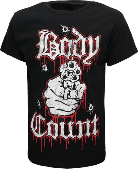 Body Count Talk Shit Get Shot T-Shirt - Officiële Merchandise - M