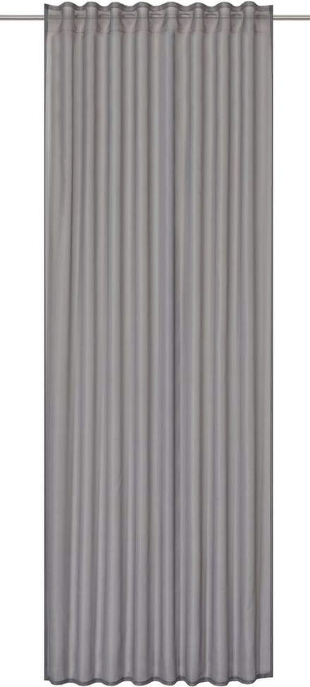 Elbersdrucke Gordijn met verborgen lussen Pure 255x140 cm grijs Uni