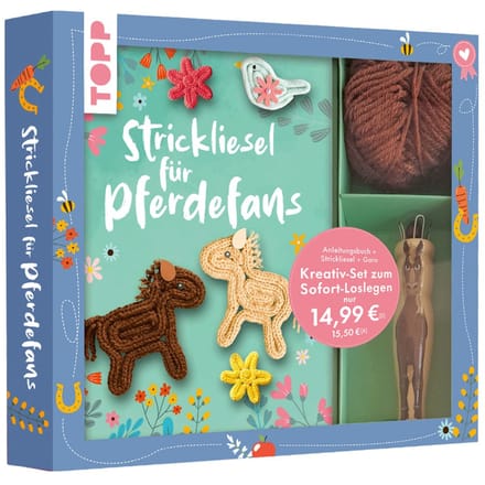 Creatieve set "Strickliesel für Pferdefans"