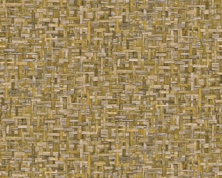 HOUT BEHANG | Industrieel - beige geel - "Architects Paper" A.S. Création Jungle Chic