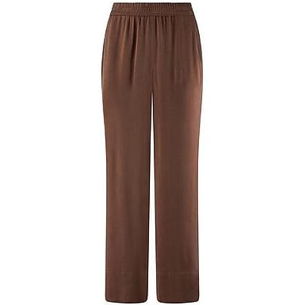Enkellange Modern Fit-broek Van Peter Hahn bruin