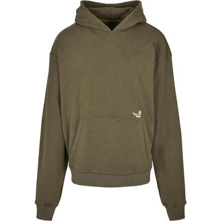 Mister Tee Hoodie/trui -M- K-Dot Heavy Oversize Olijfgroen