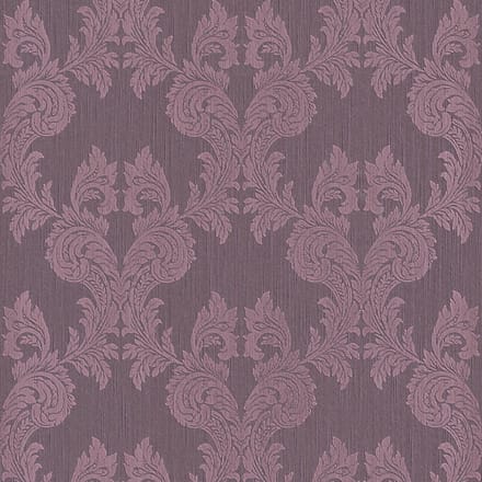 Textiel look behang Profhome 956305-GU textiel behang gestructureerd in textiel look mat purper 5,33 m2