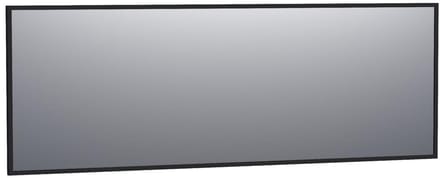 Brauer Onyx Spiegel - 200 cm - Rechthoekig - Zwart Geborsteld Frame