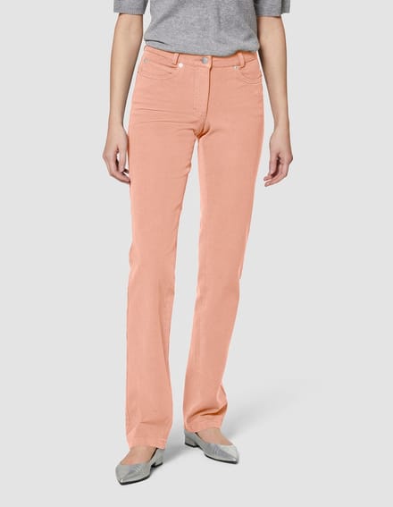 MADELEINE M-Jeans, Wijd M-jeans in recht model met logo-borduursel